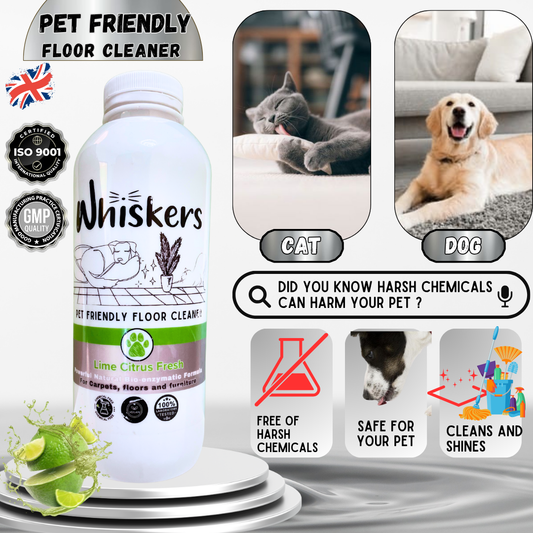 Whiskers Pet Friendly Floor Cleaner / Lime Citrus Fresh