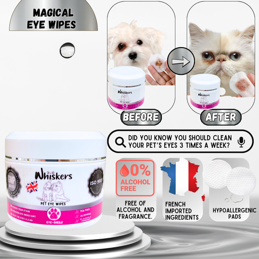 Whiskers Eye Wipes tear Stain - Whiskers