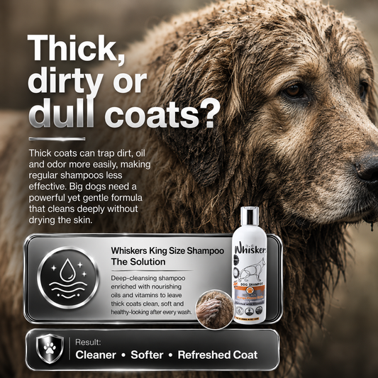 Whiskers King Size Pet Shampoo - Mango Panna Cota for Dogs & Cats