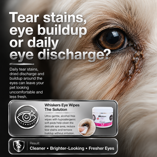 Whiskers Eye Wipes – Tear Stain Care for Dogs & Cats – product image 2