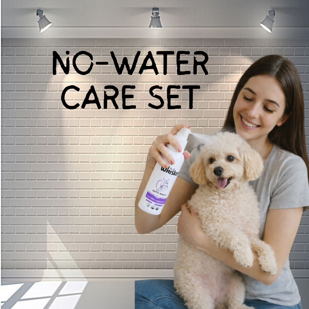 No-Water Hair Detangling, Softening & Cleaning Set For Dogs & Cats