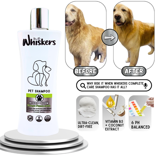 Whiskers dog Shampoo/ Mango panna Cotta