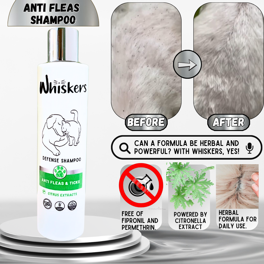 Whiskers Anti Fleas & Ticks Shampoo - Whiskers 