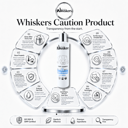 Whiskers Puppy Shampoo for Dogs & Cats