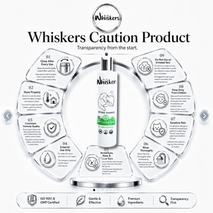 Whiskers Anti Fleas & Ticks Shampoo for Dogs & Cats – product image 4