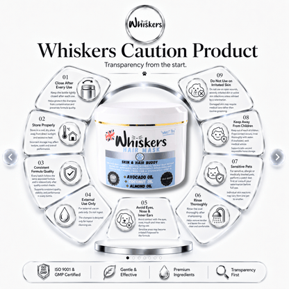 Whiskers Pet Hair Mask – Comfort for Dogs & Cats – product image 5