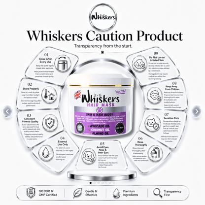 Whiskers Pet Hair Mask – Avocado & Milk for Dogs & Cats – product image 5