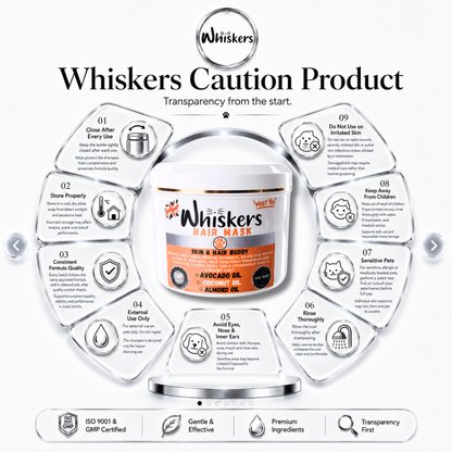 Whiskers Pet Hair Mask – Mango Panna Cotta for Dogs & Cats – product image 4