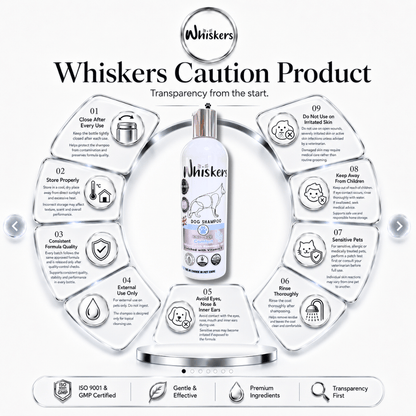 Whiskers King Size Pet Shampoo – Comfort for Dogs & Cats
