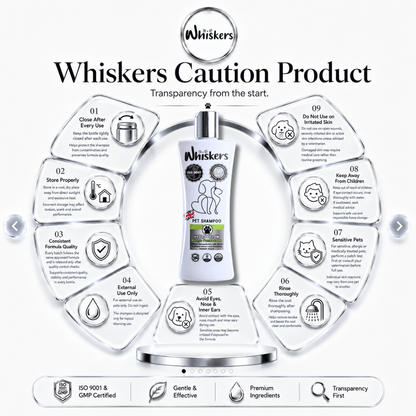 Whiskers Pet Shampoo – Mango Panna Cotta for Dogs & Cats