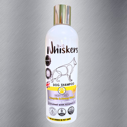 Whiskers King Size Dog Shampoo - Pumpkin & Honey Blend