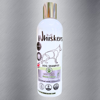Whiskers King Size Dog Shampoo/ Green Olives