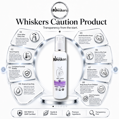 Whiskers Soft Touch Spray – Avoca &amp; Coconut for Dogs &amp; Cats for Dogs & Cats