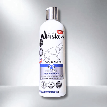 Whiskers King Size Pet Shampoo – Baby Powder for Dogs & Cats