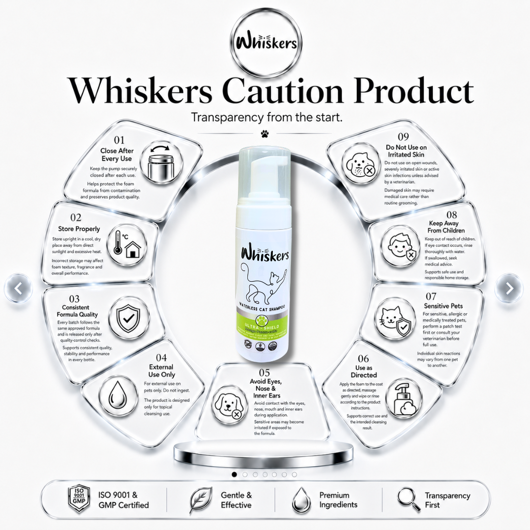 Whiskers Foam Shampoo – Mango Panna Cotta for Dogs & Cats – product image 4