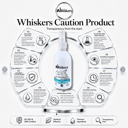 Whiskers Pet Odor Eliminator for Dogs & Cats