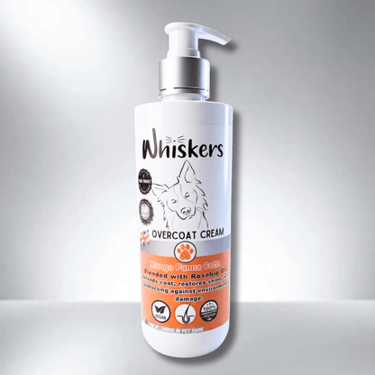 Whiskers Dogs & Cats Conditioner Over Coat Cream – Mango Panna Cotta 450 ML