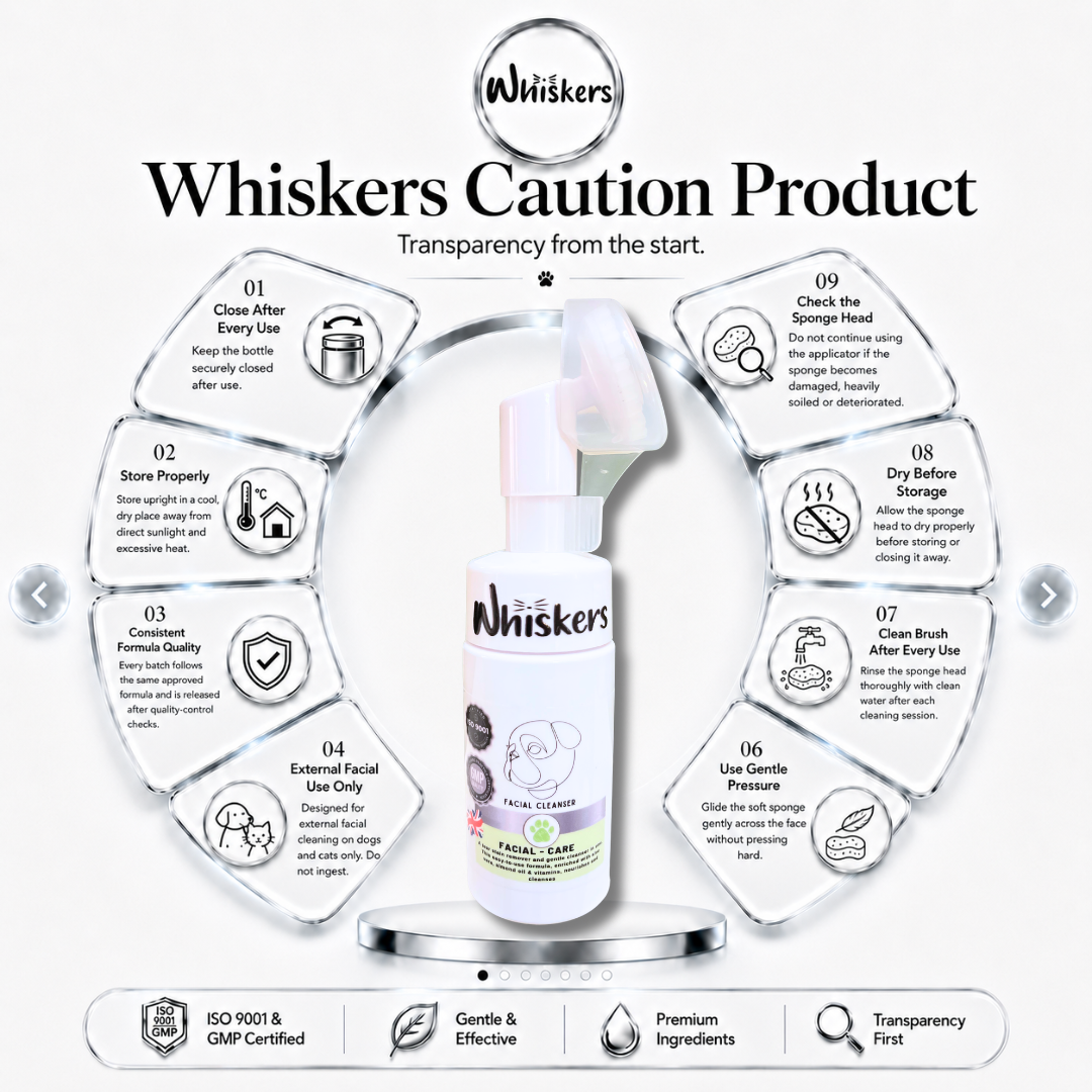 Whiskers Facial Cleanser Brush for Dogs & Cats – product image 4