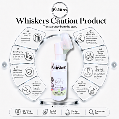 Whiskers Facial Cleanser Brush for Dogs & Cats – product image 4