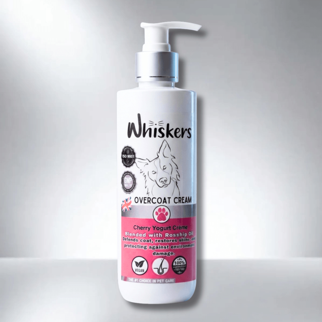 Whiskers Dogs & Cats Conditioner Over Coat Cream – Cherry + Yogurt 450 ML