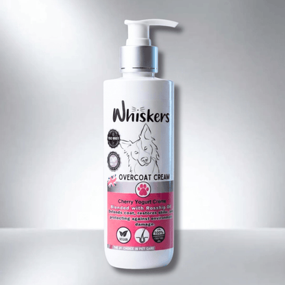 Whiskers Dogs & Cats Conditioner Over Coat Cream – Cherry + Yogurt 450 ML