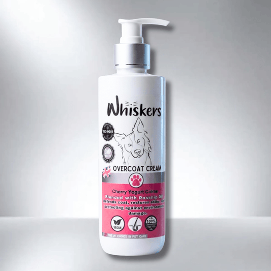 Whiskers Dogs & Cats Conditioner Over Coat Cream – Cherry + Yogurt 450 ML
