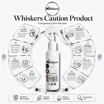 Whiskers King Size Perfume –Green Olives Scent for Dogs & Cats