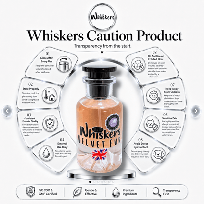 Whiskers Luxury Pet Cologne – Velvet Furr for Dogs & Cats