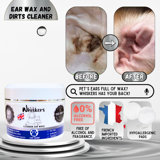 Whiskers Ear Cleanser Wipes - Whiskers 