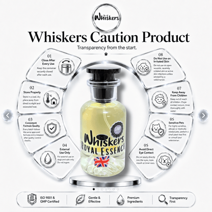 Whiskers Luxury Pet Cologne – Royal Essence for Dogs & Cats
