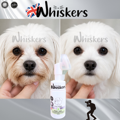 Whiskers Facial Cleanser Brush for Dogs & Cats