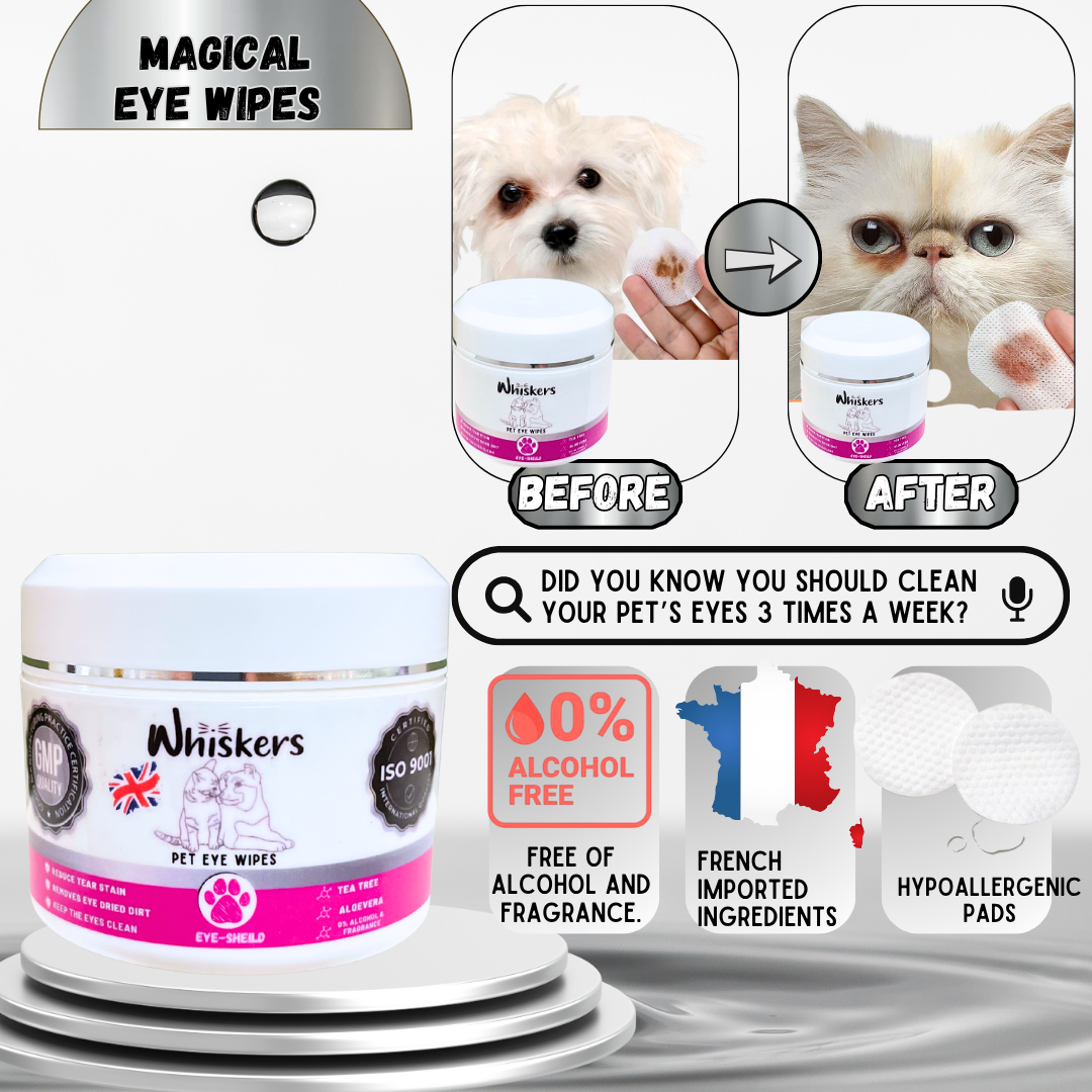 Whiskers Eye Wipes tear Stain - Whiskers 