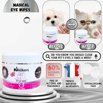 Whiskers Eye Wipes tear Stain - Whiskers 