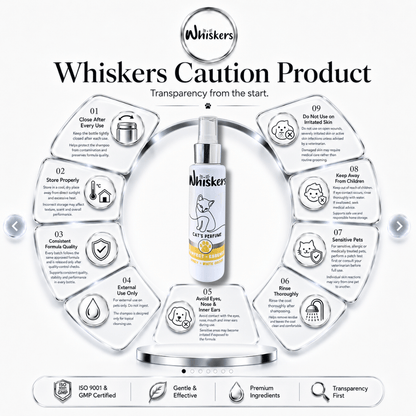 Whiskers Pet Perfume – Honey & White Orchid for Dogs & Cats