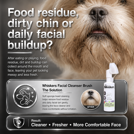 Whiskers Facial Cleanser Brush for Dogs & Cats – product image 2