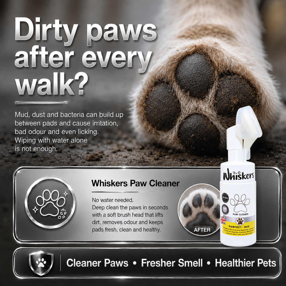 Whiskers Paw Cleaner for Dogs & Cats – product image 2