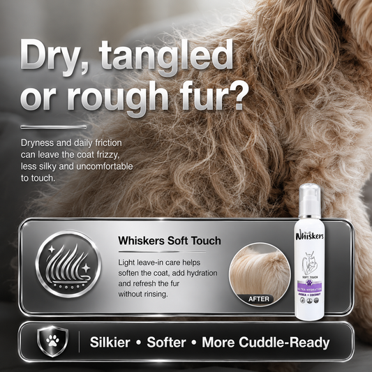 Whiskers Soft Touch Spray – Avoca &amp; Coconut for Dogs &amp; Cats for Dogs & Cats