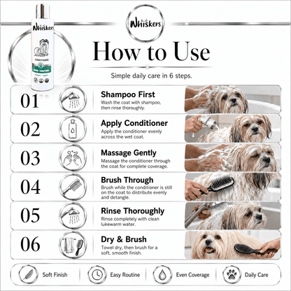 Whiskers Conditioner for Dogs & Cats