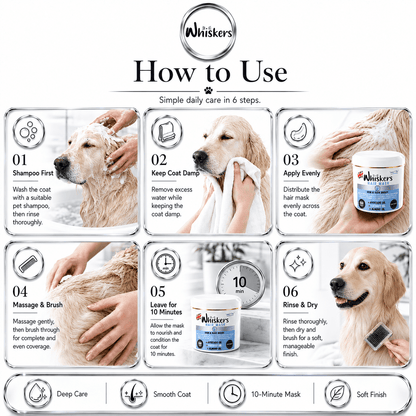 Whiskers Pet Hair Mask – Comfort for Dogs & Cats – product image 3