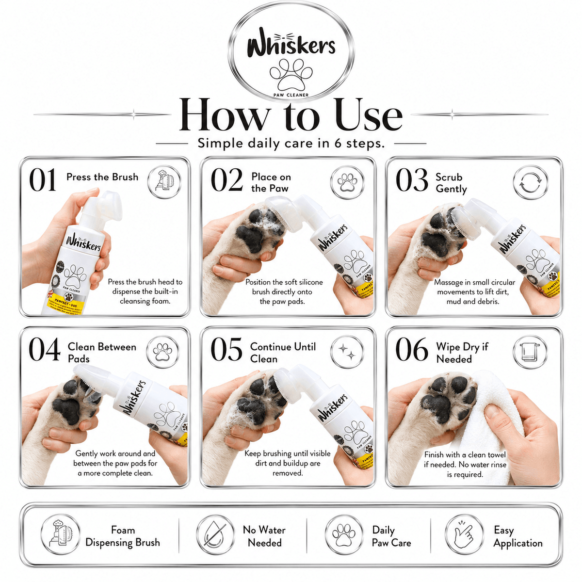 Whiskers Paw Cleaner for Dogs & Cats – product image 3