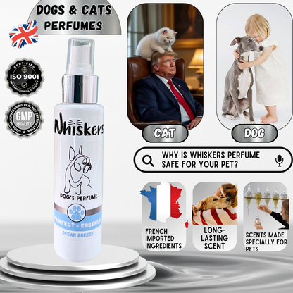 Whiskers Pet Perfume – Ocean Breeze for Dogs & Cats